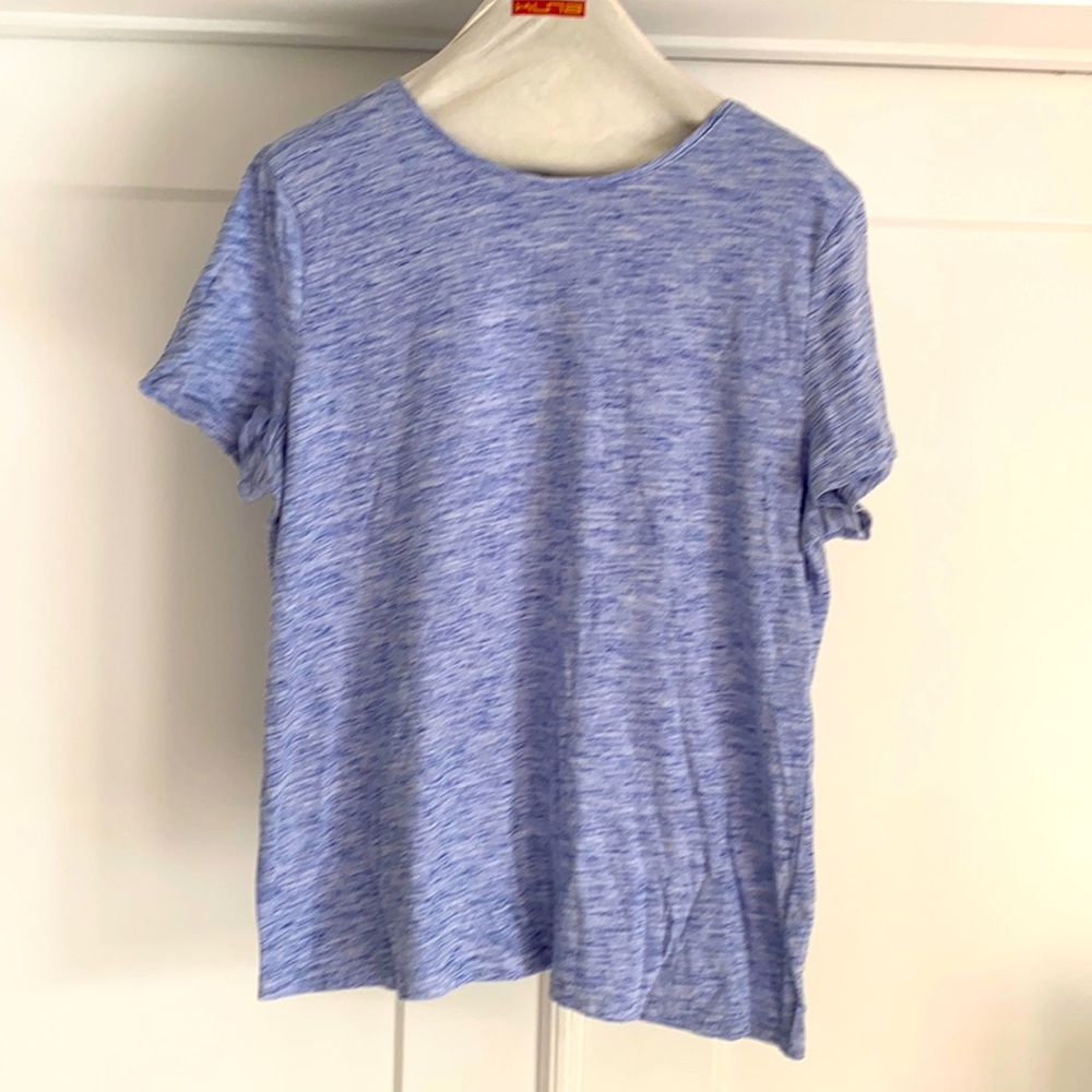 Talbots classic crewneck tee in pretty skyblue.